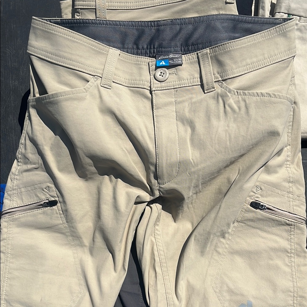 Men's Beige Cargo Pants